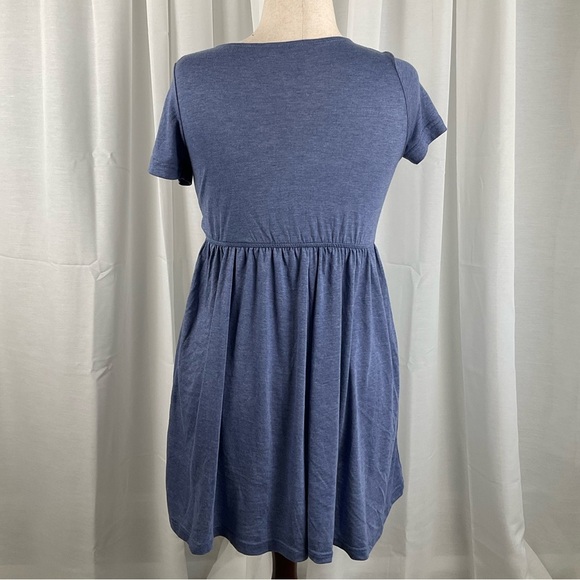 Blue/Purple Wrap Dress - Picture 2 of 2